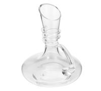 VERDANVERSE Carafe à Vin Verre Cristal avec Poignée Décanteur Maison pour Cruche Stable avec Fond Plat Antidérapant