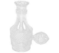 VERDANVERSE Carafon à Vin en Verre 500ml Design Simple et Élégant, Décoration de Bureau Stable, pour Whisky et Usage Quotidien