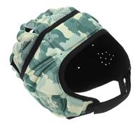 VERDANVERSE Casque de Rugby en Mousse EVA et Polyester, Design 3D Creux et Légèrement Aéré, Réglable par Cordon Élastique, Confortable, pour Entraînements et Matchs de Rugby et Football