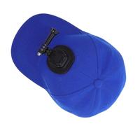VERDANVERSE Casquette Sport en Coton Bleu Foncé avec Support de Caméra d'action à Clip de Dégagement Rapide, Compatible, pour Vélo, Randonnée et Pêche, Chapeau Caméra Portable Mains