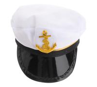 VERDANVERSE Chapeau de Capitaine en Polyester Doux pour Animaux de Compagnie, Style Amusant et Adorable, pour Fêtes du Weekend et Défilés de Chiens et Chats
