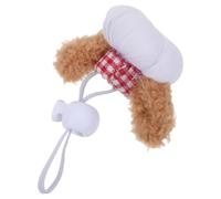 VERDANVERSE Chapeau de Chef Tricoté Main pour Petits Animaux, Accessoire Miniature Ajustable Oreilles Café, Chapeau de Fête pour Hamster, Cochon d'Inde, Lapin et Reptile, Photo et Déguisement