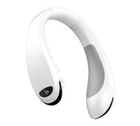 VERDANVERSE Chauffe Cervical Portable Blanc 8000 Mah en Abs Interface Type-c et USB 2.0, Soulage Cervicale et Raideur, pour Tour de Cou Hiver