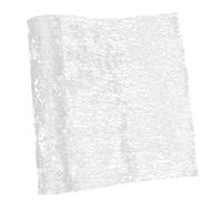 VERDANVERSE Chemin de Table Argenté Maille Métallique Décorative pour Mariage Fête Banquet Protection Table Polyvalente