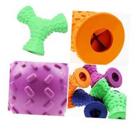 VERDANVERSE Chien à Mâcher Triangle Caoutchouc Naturel Distributeur Friandises Nettoie Dents et Interactif pour Chiots et Chiens Adultes Couleur Aléatoire Couleur Aléatoire