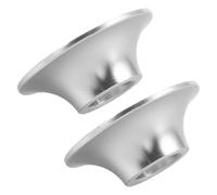 VERDANVERSE Clip de Verrouillage pour Roue Frontale de Fauteuil Roulant Stabilisateur de Roulette Alliage Aluminium Accessoire de Fixation pour Maintien de Position Lot de Argenté