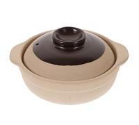 VERDANVERSE Cocotte Terre Cuite Traditionnelle pour Cuisson Maison Résistance Haute Température Pot à Ragoût Polyvalent pour Personne pour Mijotés Riz et