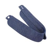 VERDANVERSE Col Amovible en Denim Faux Col Montant pour Chemise et Pull Clip-On Dickey Femme Style Palais Accessoire Mode Polyvalent Bleu Denim Taille Unique