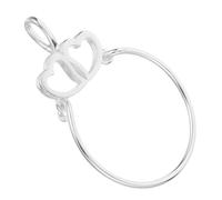 VERDANVERSE Collier Avec Pendentif En Forme De Cœur Breloque Pour Collier Kit De Réparation De Bijoux Breloques Et Fermoirs Connecteur De Pendentif Porte-Breloque
