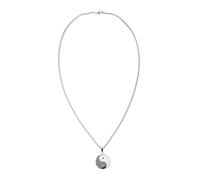 VERDANVERSE Collier Homme Minimaliste Acier Inoxydable avec Pendentif Bagua Tai Chi Chaîne Résistante à Eau Transpiration Accessoire Spirituel Taoïste et Élégant