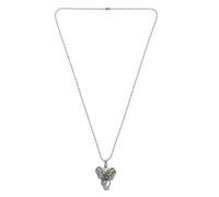 VERDANVERSE Collier Pendentif Aromathérapie Éléphant en Pierre de Lave Naturel Chaîne en Acier Inoxydable, Diffuseur D'huiles Essentielles Réutilisable, Bijou Ethnique pour Femmes, Usage