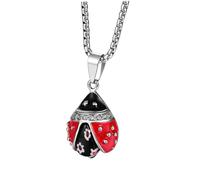 VERDANVERSE Collier Pendentif Dame Acier Titane Sept Étoiles Chaîne Perles Carrées Style Punk Accessoires Clavicule Pour Fêtes Graduations Voyages 45 Cm