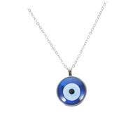 VERDANVERSE Collier Pendentif Œil Turc Verre Bleu Pour Femmes Protection Élégante Résistante à La Décoloration Accessoire Mode Pour Fêtes Et Usage Quotidien