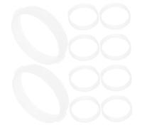 VERDANVERSE Connecteurs de Tube pour Hamster Anneaux de Rechange Blancs 10 Pièces Kit DIY Tunnels Cage Petits Animaux pour Jeu et Exercice