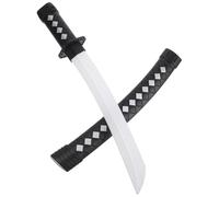 VERDANVERSE Cosplay en Plastique de Sécurité Noir, Accessoire D'arme pour Déguisement Ninja Garçon et Filles, Résistant pour Fête Halloween et Jeux D'imitation, 1 Pièce