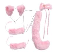 VERDANVERSE Cosplay Set Accessoires Peluche Oreilles et Queue de Renard Confortables et Filles Fête Carnaval Mascarade