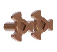 VERDANVERSE Coupleur Plateau Tournant Micro-ondes en Plastique Y Forme, 2 Pièces, de Remplacement, Solide, Compatible Micro-ondes Usage Domestique, Accessoires de Rechange