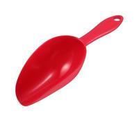 VERDANVERSE Couteau Plastique Rouge pour Céréales Scoop Polyvalent Ergonomique pour Glace Pop Corn Farine Café et Thé Poignée Confortable et Usage Multiple Cuisine et Événements Réutilisable