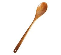 VERDANVERSE Cuillère de Cuisine Naturel à Long Manche Isolant Thermique et Ergonomique pour Remuer Servir et Mélanger sans Rayer Ustensiles de Cuisson