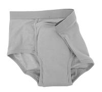 VERDANVERSE Culottes Imperméables Lavables pour Adultes Taille L, Sous-vêtements pour Incontinence Tissu Hypoallergénique Gris, Protection Absorbante Réutilisable pour Seniors et Personnes