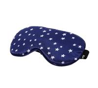 VERDANVERSE de Sommeil Occultant Soie Imitatif Bleu Marine avec Motif Étoile et pour Voyage Bureau et Sieste Adapté à Tous et Facile à Transporter