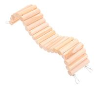 VERDANVERSE Échelle en Bois Beige Fournit Activité Physique et Divertissement pour Petits Animaux et Cochons d'Inde pour Dressage et Amusement
