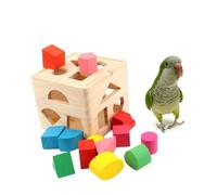 VERDANVERSE Éducatif pour Perroquet Bloc à Créatif pour Petits Oiseaux Promoteur de Jeu et Développement des Compétences