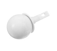 VERDANVERSE Embout de Canne à Boule de Roulement Blanc, Accessoire de Stabilité pour Canne à Crochet, Plastique Solide, Mobilité Améliorée, Utilisation Polyvalente en Intérieur et Extérieur,