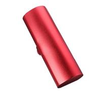 VERDANVERSE Étui Lunettes Aluminium Rigide Fin et Léger Protection Solide pour Lunettes de Voyage Boîtier Portable Rouge Élégant