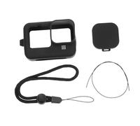 VERDANVERSE Étui Silicone de Protection avec Capuchon Lentille pour Caméra Housse Antichoc et Souple Accessoires Protection Rayures et Impacts Noir 9