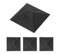 VERDANVERSE Guide D'affûtage pour Couteaux 4 Pièces en Plastique Noir, Accessoire pour Pierre à Aiguiser, Guide de Bord Tranchant Rasoir, Outil pour Affûtage Précis et Débutants,