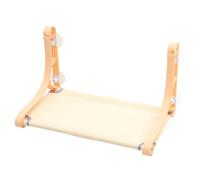 VERDANVERSE Hamac pour Chat Confortable Lit Balançoire Respirant Beige Dimensions Moyennes pour Fenêtre Intérieur Espace Détente pour Animaux De Compagnie