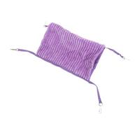 VERDANVERSE Hamac Suspendu pour Petits Animaux Violet, Lit Doux et Confortable pour Furet, Hamster, Écureuil - Pochette de Couchage Compacte Adaptée aux Cages, Accessoire pour Habitat