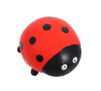 VERDANVERSE Jouets en Latex pour Animaux De Compagnie Jouets pour Chiens Qui Couinent Mini-coccinelles De Dentition pour Chien Chiot Mini Figurines De Coccinelles Émulsion Rouge