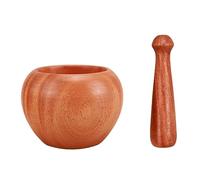 VERDANVERSE Kit de Mortier et Manuel pour Ail Gingembre et Épices Ustensile de Cuisine Pratique pour Écraser et Moudre Grand Modèle Polyvalent pour Préparation de Sauces et Aliments