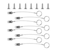 VERDANVERSE Lanière de Sécurité Marine Lot 1, en Acier Inoxydable 316 | Connecte Facilement, Résistance Maximale, Flexible et Anti Cisaillement, pour Biminis et Toits de Bateau en Mer