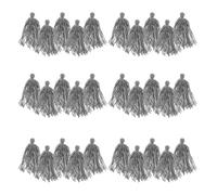 VERDANVERSE Lot de 30 Balais à Œufs de Poisson Flottants Gris Support de Ponte Aquatique pour Aquarium D’Eau Douce, Éponge Flottante pour Élevage et Collecte des Œufs, Outil