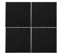 VERDANVERSE Lot de 4 Filtres à Charbon Actif Carrés pour Bac à Compost et Poubelle Cuisine Recharge Anti-Odeurs en Fibres de Coton Compatible Composteur Domestique Absorption des Gaz et