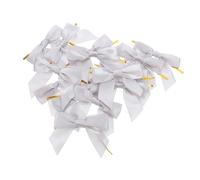 VERDANVERSE Lot de 50 Mini Nœuds Décoratifs en Tissu pour Gâteaux Accessoires De Couture Mignons Petits Nœuds À Faire -Même Ruban pour Décoration De Gâteaux