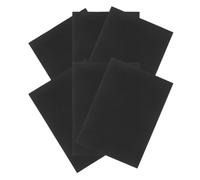 VERDANVERSE Lot de 6 Autocollants Anti-usure Noirs en Caoutchouc pour Talons Hauts, Auto-adhésifs, Antidérapants et Insonorisants, Protection pour Chaussures au Bureau ou Jours de Pluie