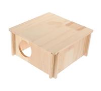 VERDANVERSE Maison pour Hamster et Cochon Cabane Multi Espaces Résistante et Dévasion Naturel pour Petits Animaux Décor Personnalisable