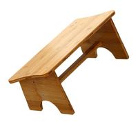 VERDANVERSE Marchepied En Bois Multifonction Antidérapant Ergonomique Pour Toilette Et Bureau Soulage Pieds Et Dos Usage Adultes Et Garçon Et Filles Santé Salle De Bain