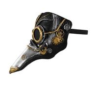 VERDANVERSE Masque De Bec De Peste Masque Steampunk Gothique Accessoire De Costume De Médecin De La Peste Médiévale