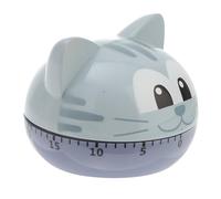 VERDANVERSE Minuteur Mécanique Cuisine Chat Minuterie sans Pile Aide-Mémoire Études Minuterie de Pâtisserie Design Cartoon 1 Pièce