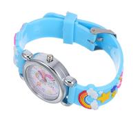 VERDANVERSE Montre pour Garçon Et Filles en Silicone à Motif Licorne, Montre-Bracelet Analogique Adorable, Petite Taille, Confortable Et Sécurisée, pour Élèves à L'école