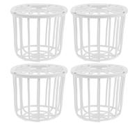 VERDANVERSE Nichoir à Oiseaux en Fibre de Chanvre 4 Pièces, Panier de Nidification pour Cage, Accessoires D’élevage pour Pinsons et Perroquets, Fournitures pour Nid de Cage à Oiseaux