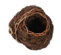 VERDANVERSE Nichoir Suspendu Branches Naturelles pour Jardin Décoration Extérieure Durable Ornement de Nid Doiseau Tissé pour Cour et Balcon pour Amoureux des Oiseaux Couleur Aléatoire