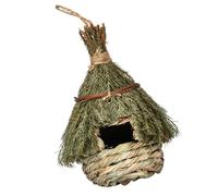 VERDANVERSE Nichoir Tressé en Jonc De Mer Suspendu Nid D’Oiseau Extérieur Décoratif pour Jardin Cour Oiseaux Sauvages