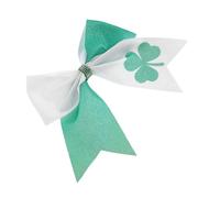 VERDANVERSE Nœud Pour Cheveux Saint-patrick Barrette Avec Paillettes Vertes Clip Forme De Trèfle Pour Garçon Fille Et