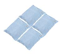 VERDANVERSE Paquet 4pcs Purificateurs D'air en Charbon de Bambou Actif Absorbeurs D'odeurs D'intérieur et Humidité, Paquet de Charbon Remplaçables pour Maison et Voiture